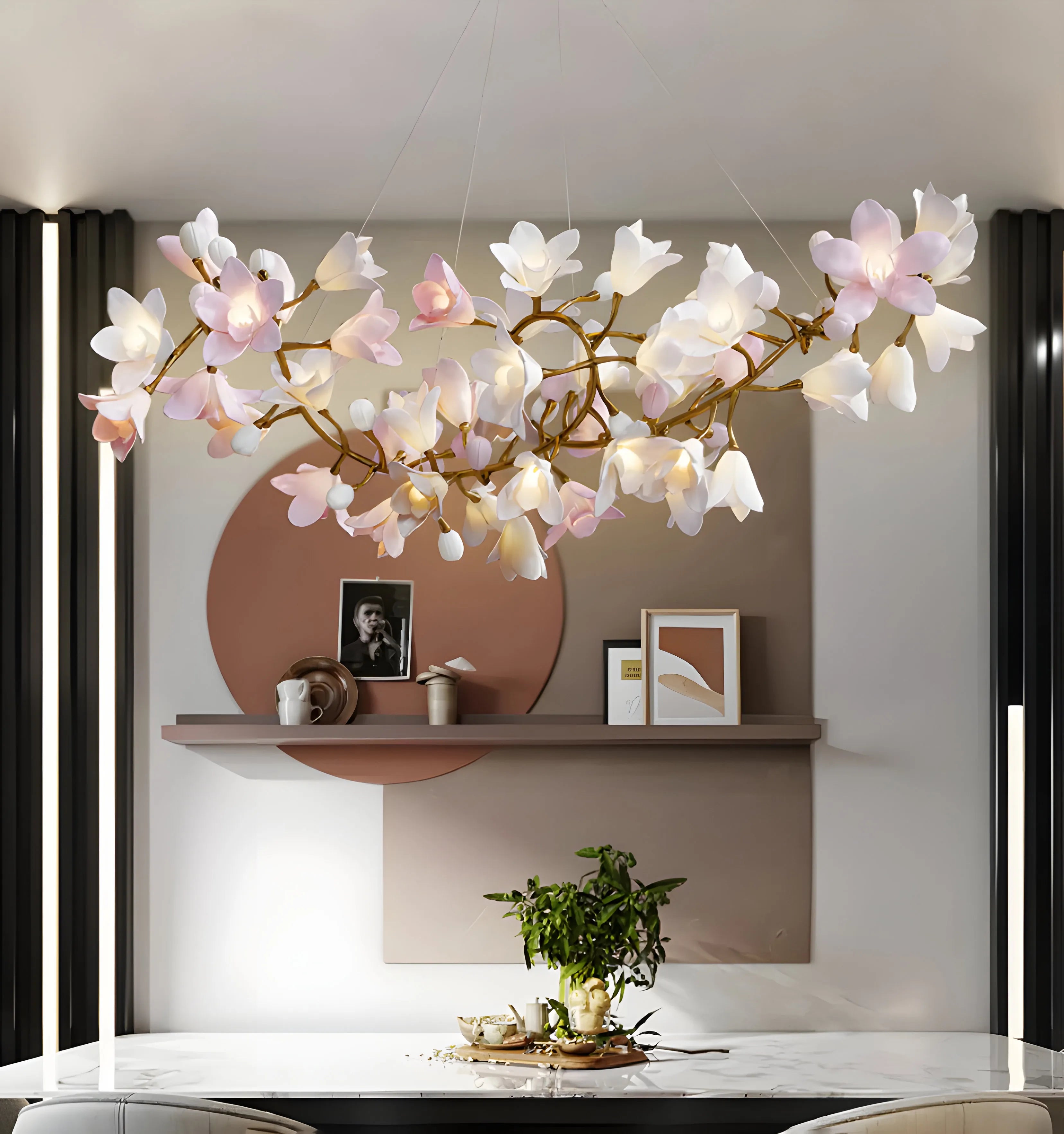 Circular Blossom Chandelier - Yiarolight