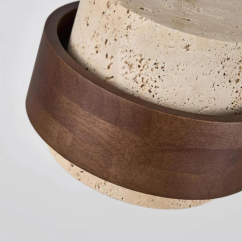 Cole Travertine Plug In Pendant Lamp - Yiarolight