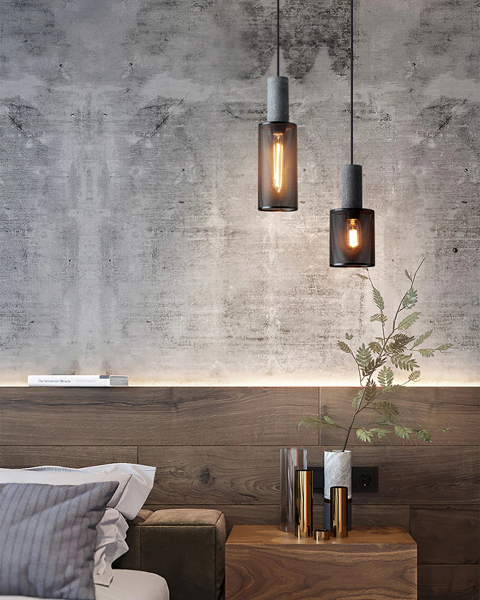 Concrete Industry Pendant Lamp - Yiarolight