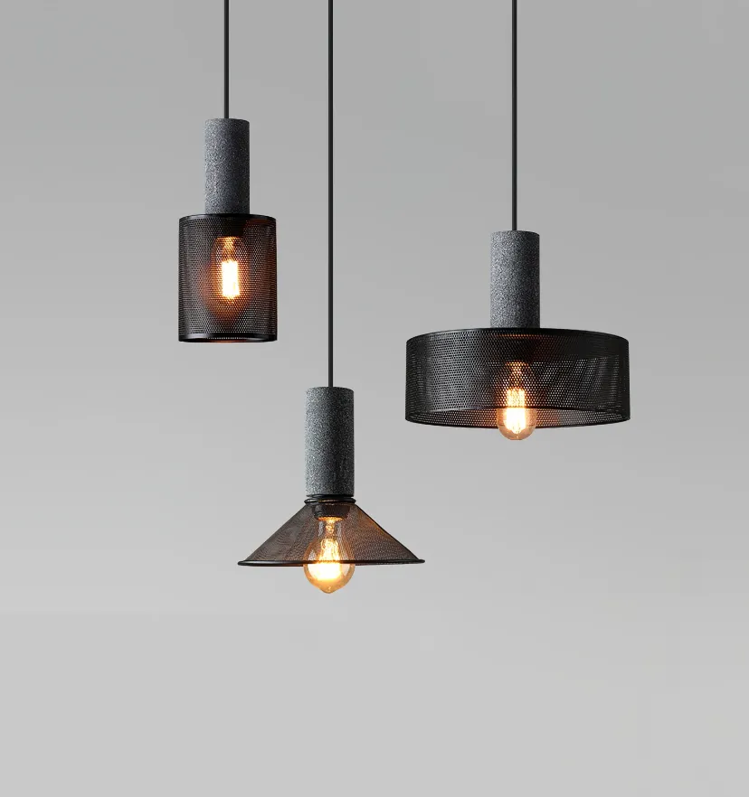 Concrete Industry Pendant Lamp - Yiarolight