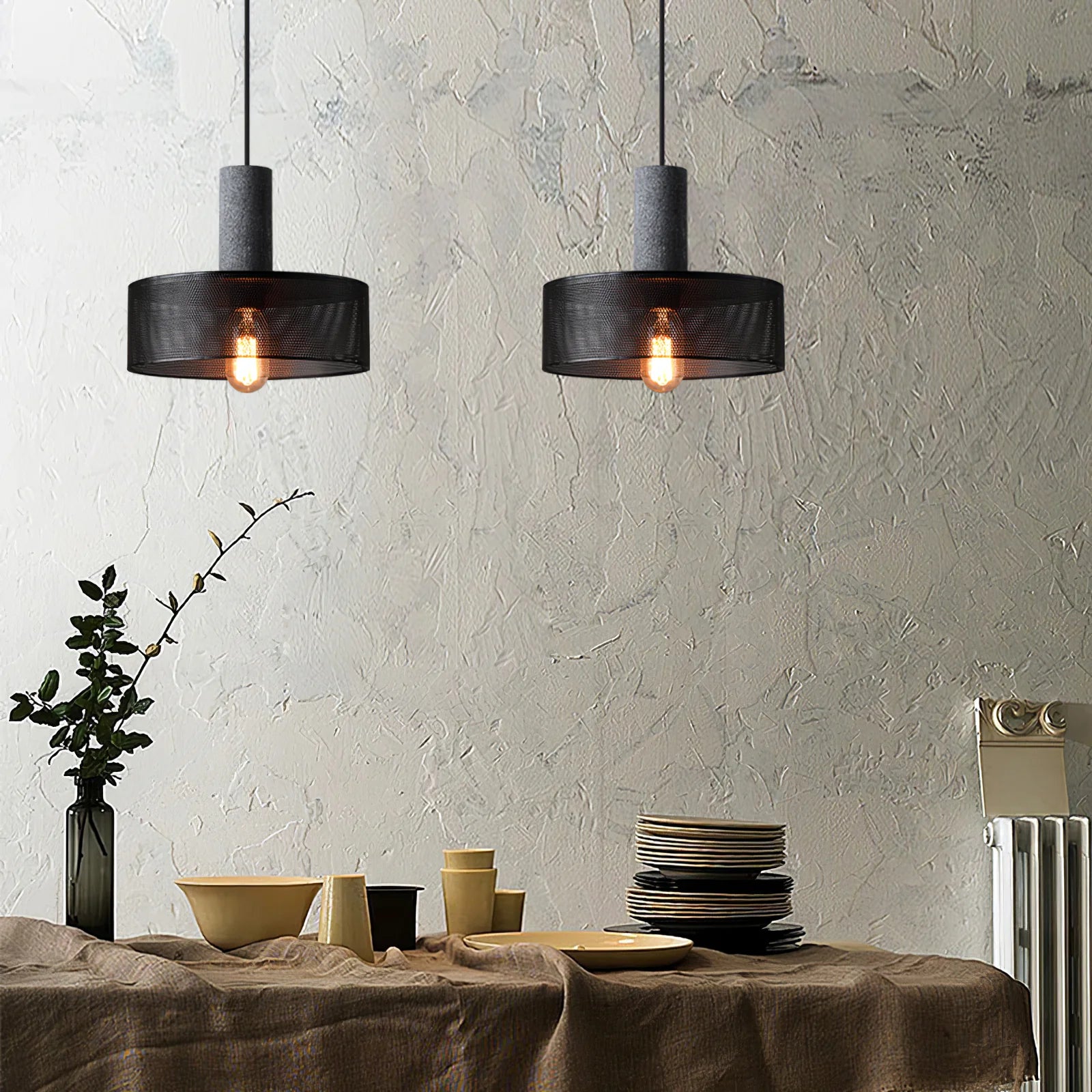 Concrete Industry Pendant Lamp - Yiarolight