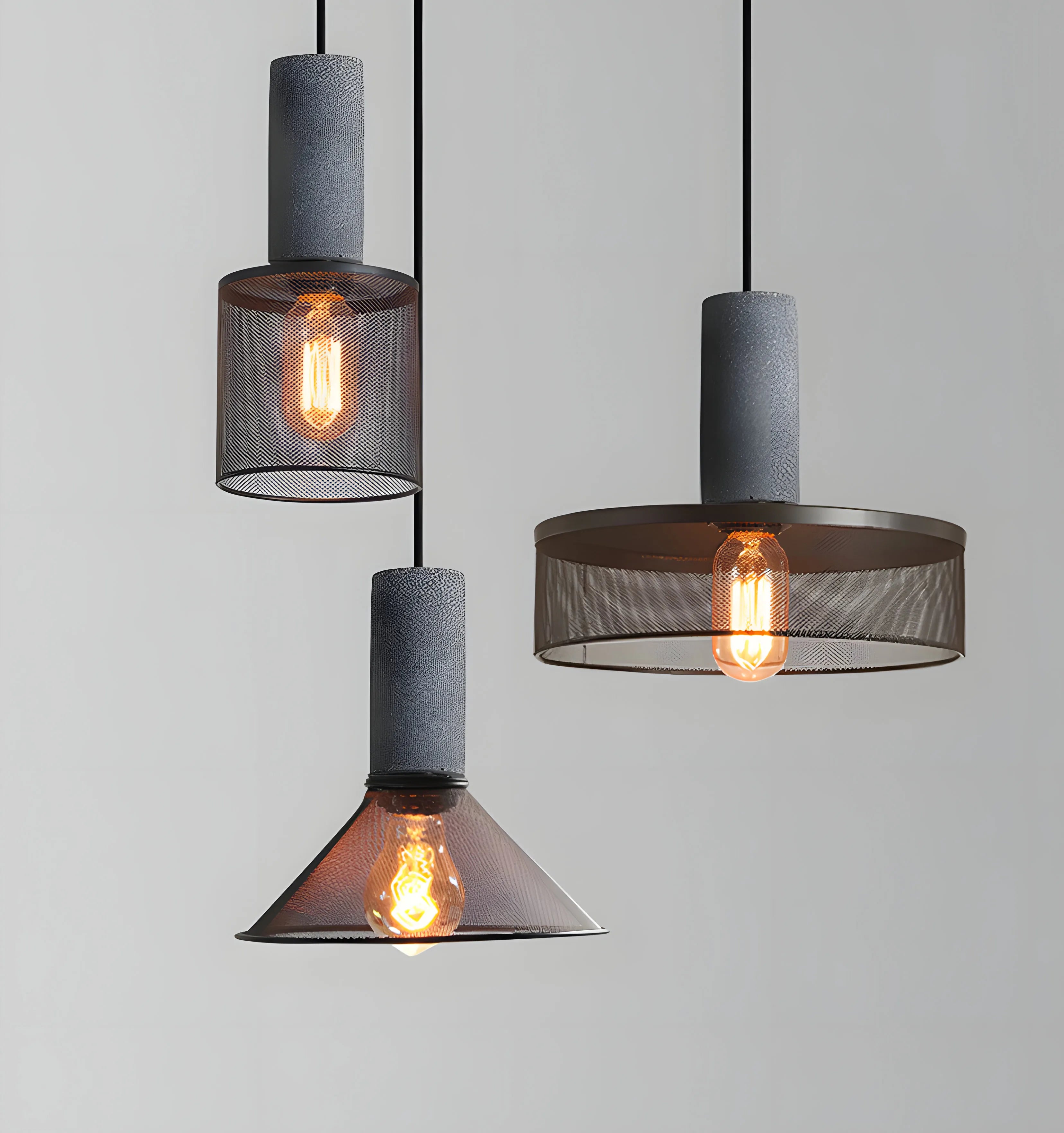 Concrete Industry Pendant Lamp - Yiarolight