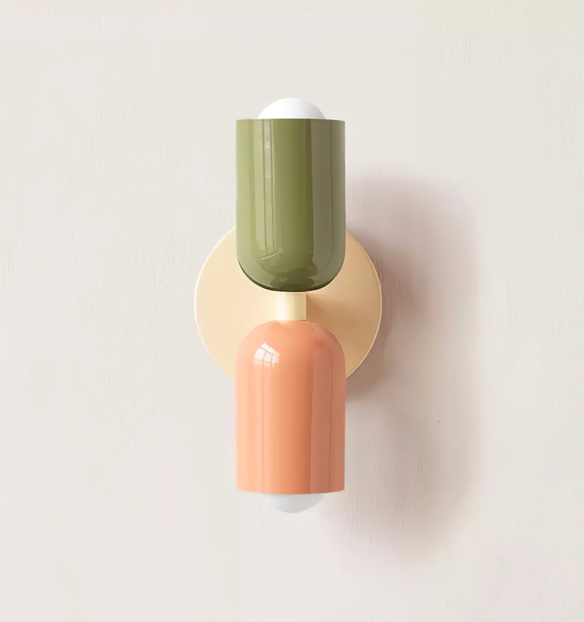 Couleur Double Plug In Wall Lamp - Yiarolight
