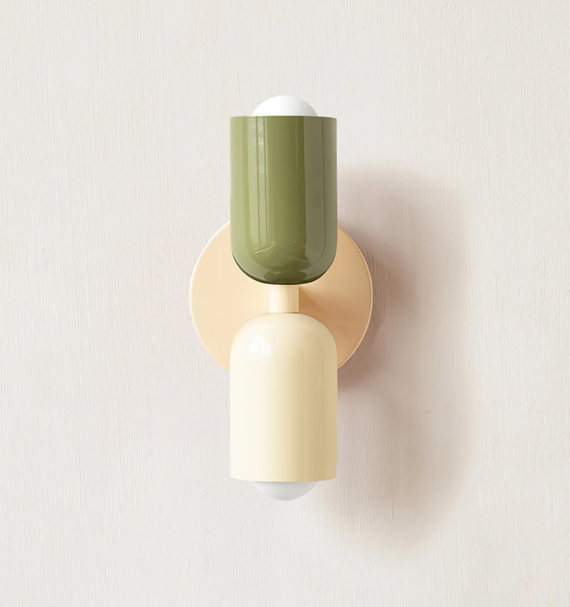 Couleur Double Plug In Wall Lamp - Yiarolight