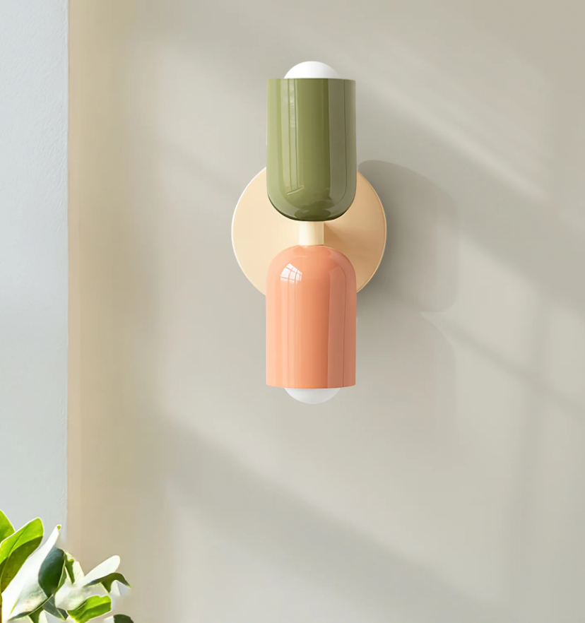 Couleur Double Plug In Wall Lamp - Yiarolight