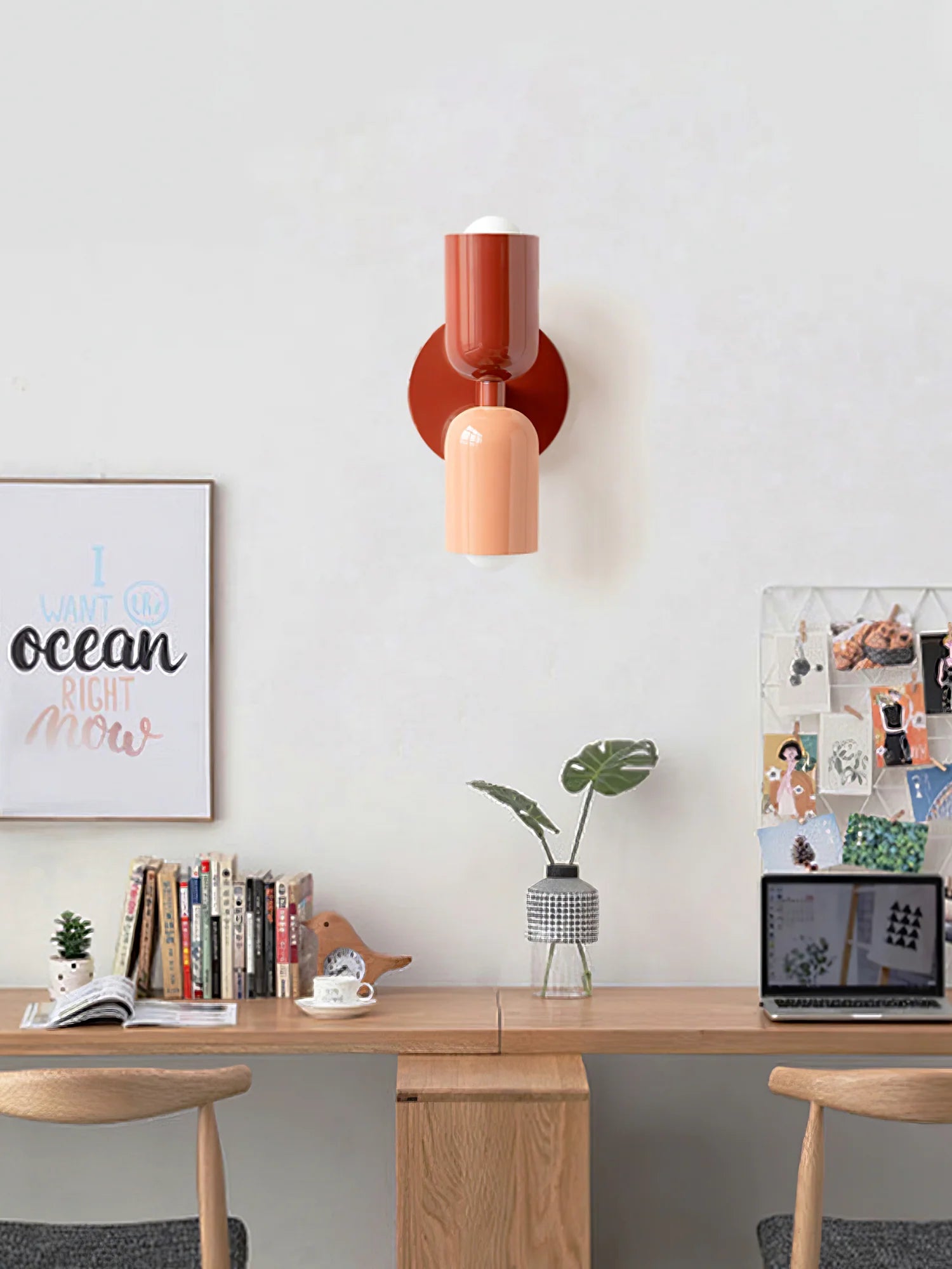 Couleur Double Plug In Wall Lamp - Yiarolight
