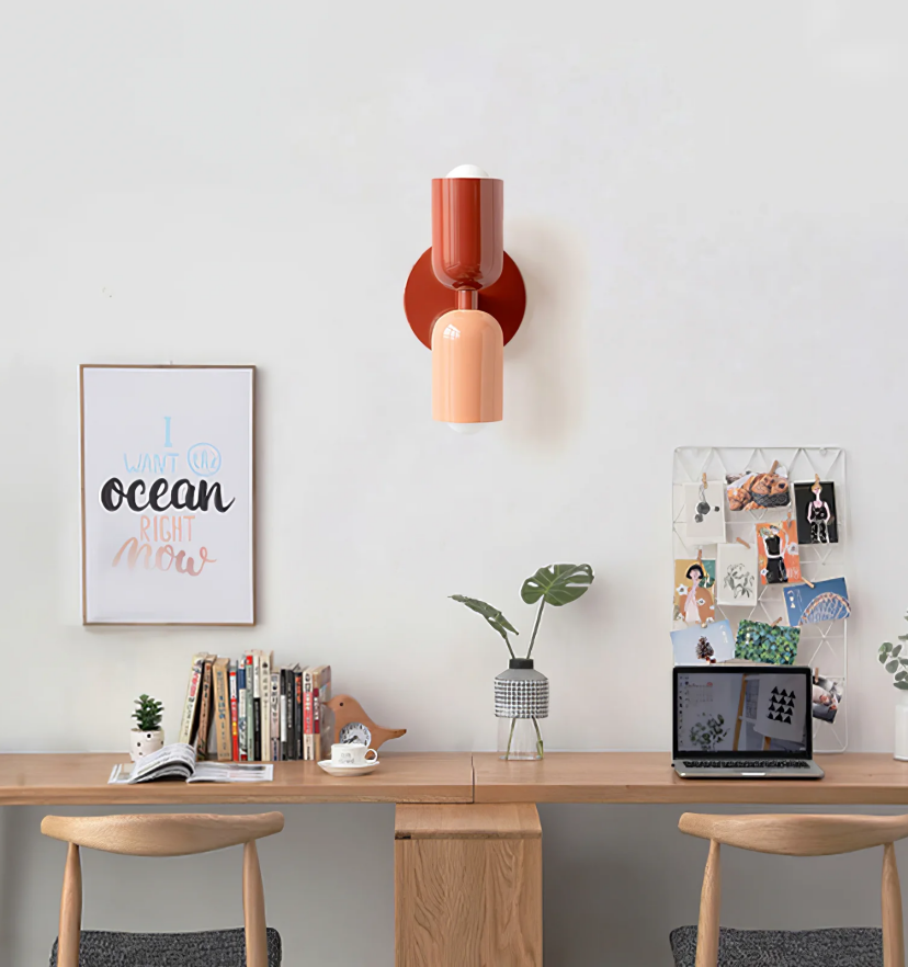 Couleur Double Plug In Wall Lamp - Yiarolight
