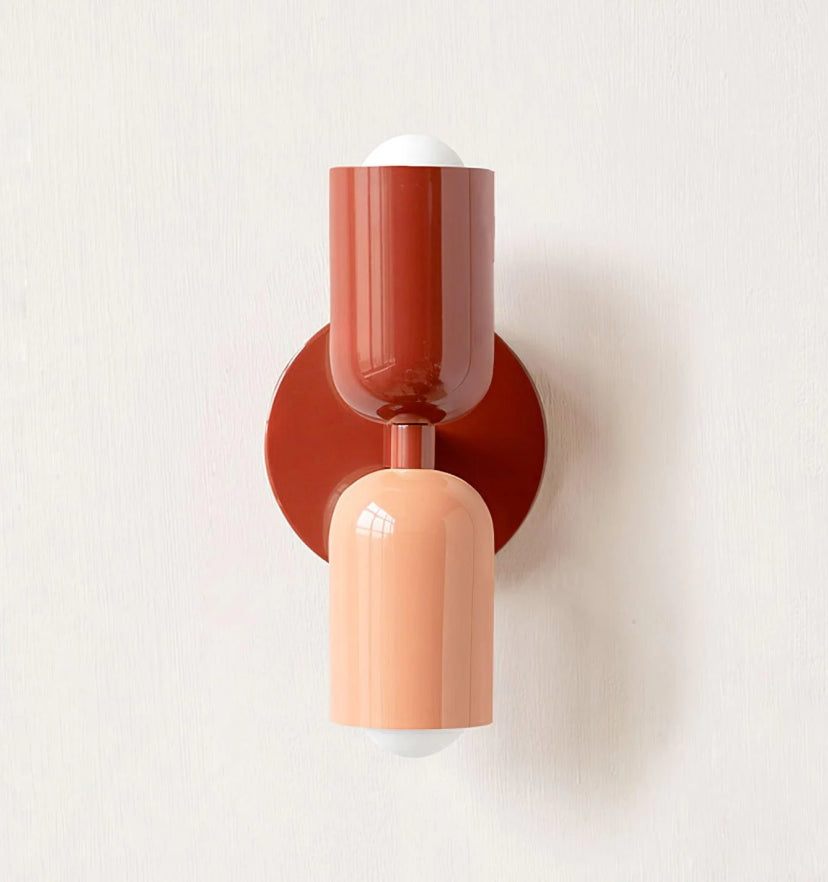 Couleur Double Plug In Wall Lamp - Yiarolight