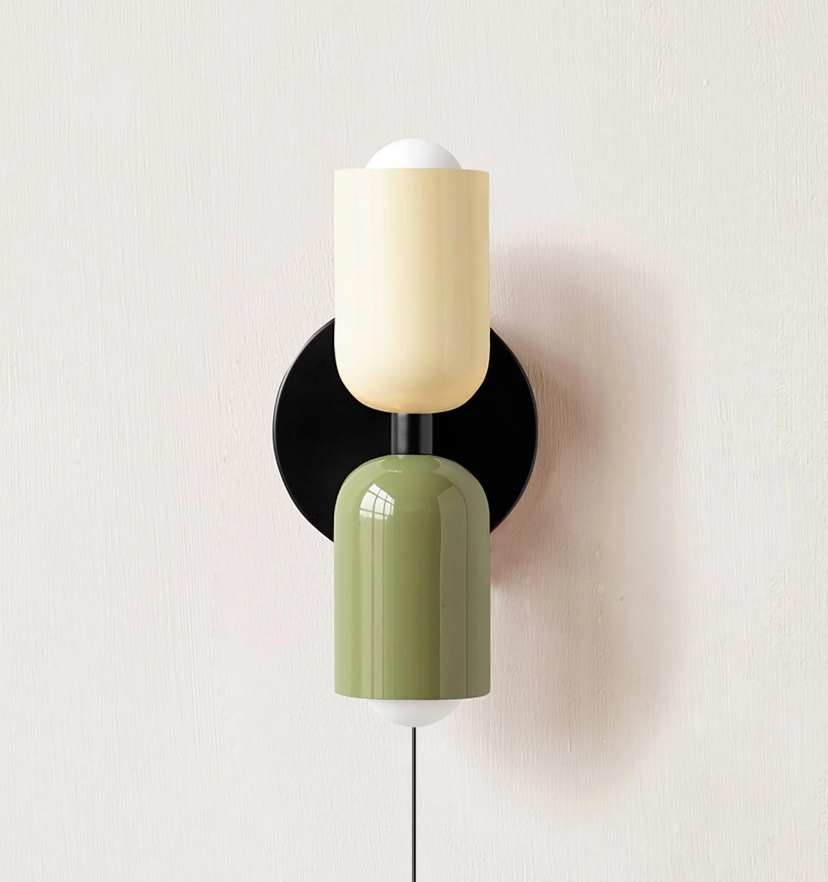 Couleur Double Plug In Wall Lamp - Yiarolight