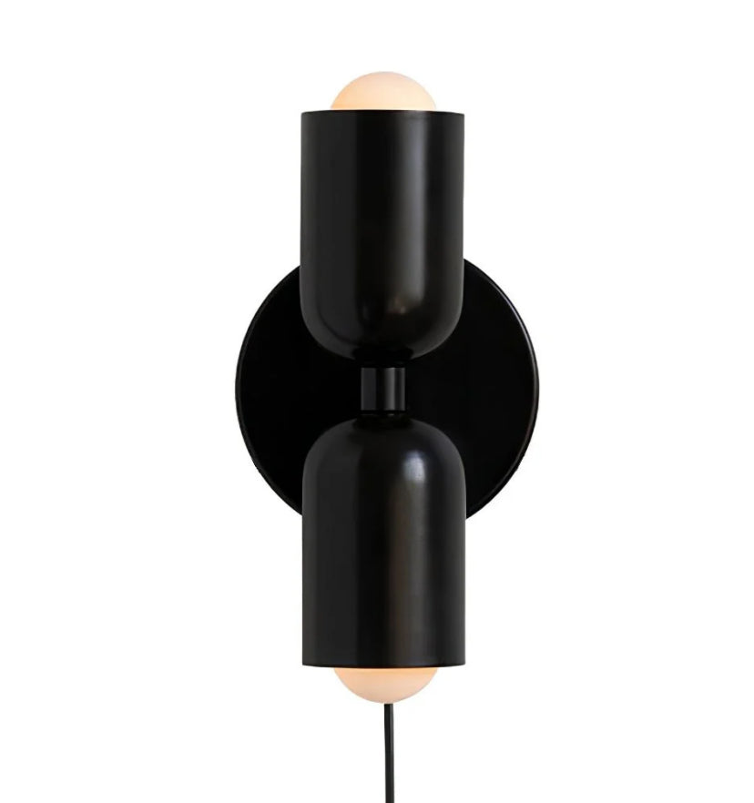 Couleur Double Plug In Wall Lamp - Yiarolight