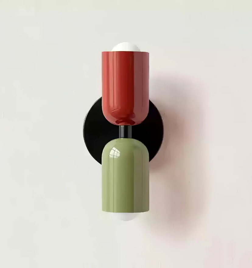 Couleur Double Plug In Wall Lamp - Yiarolight