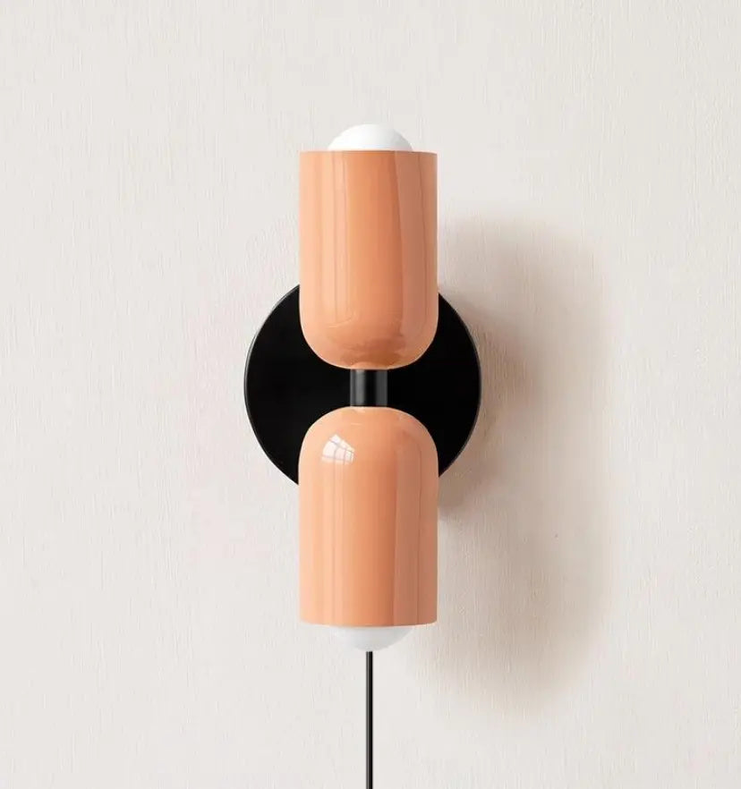 Couleur Double Plug In Wall Lamp - Yiarolight