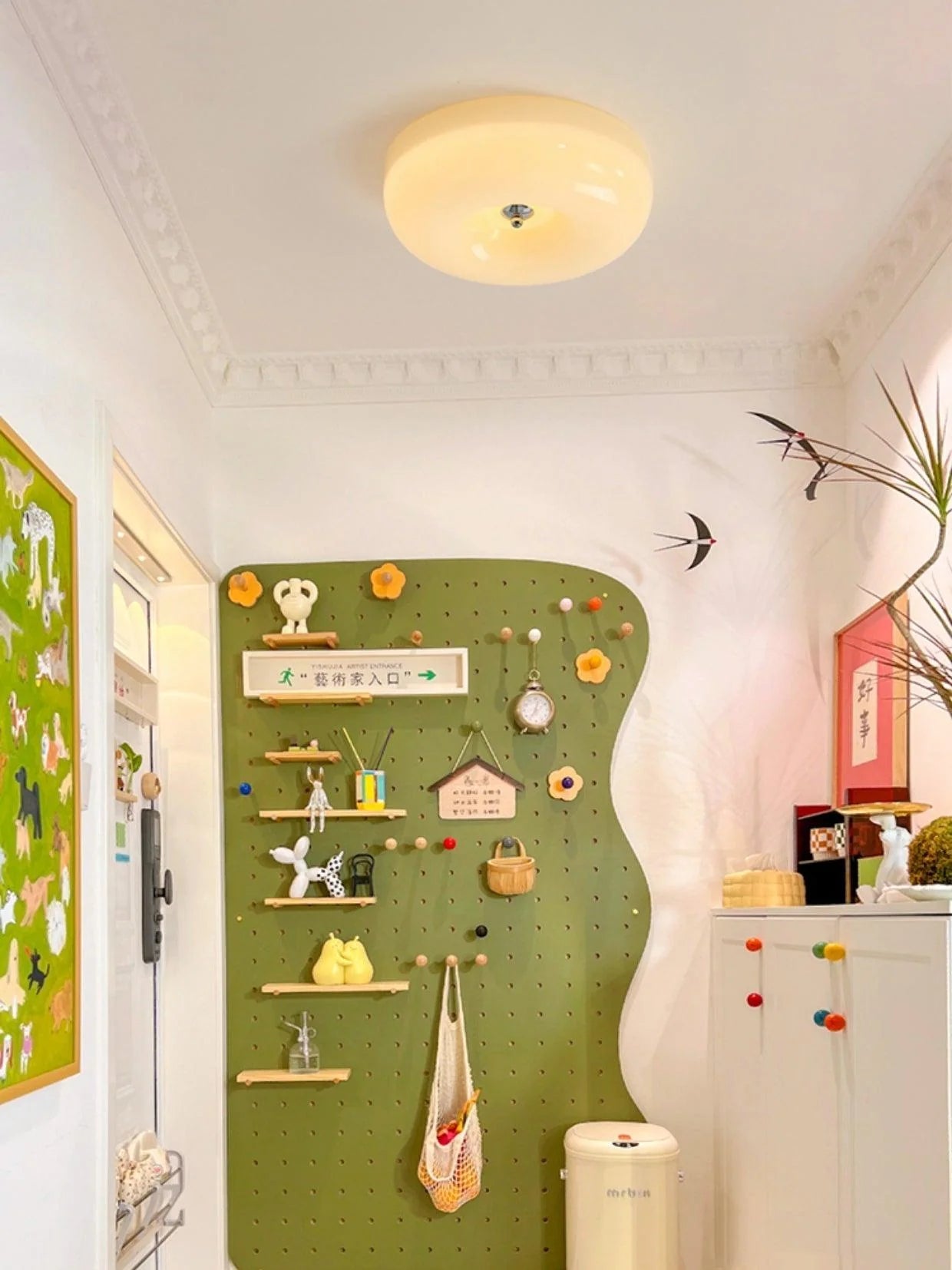 Cream Pudding Ceiling Lamp - Yiarolight