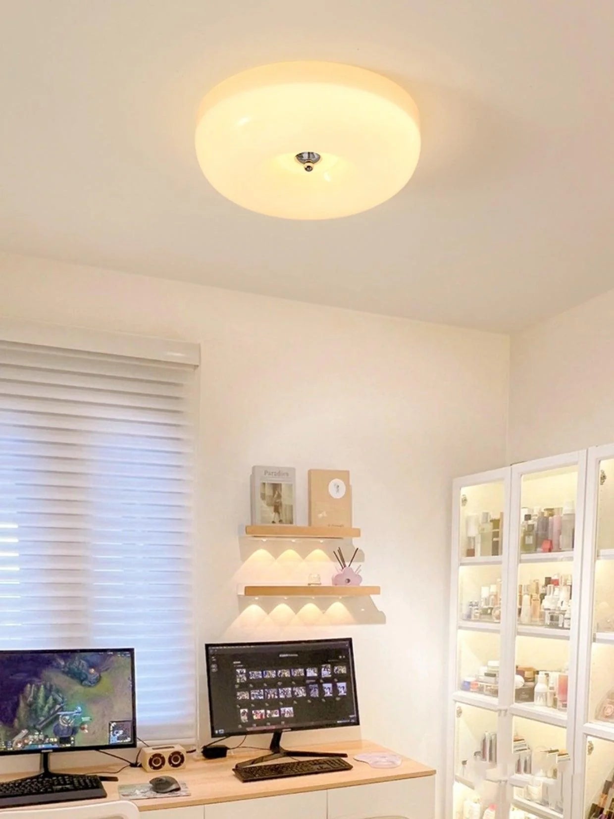 Cream Pudding Ceiling Lamp - Yiarolight