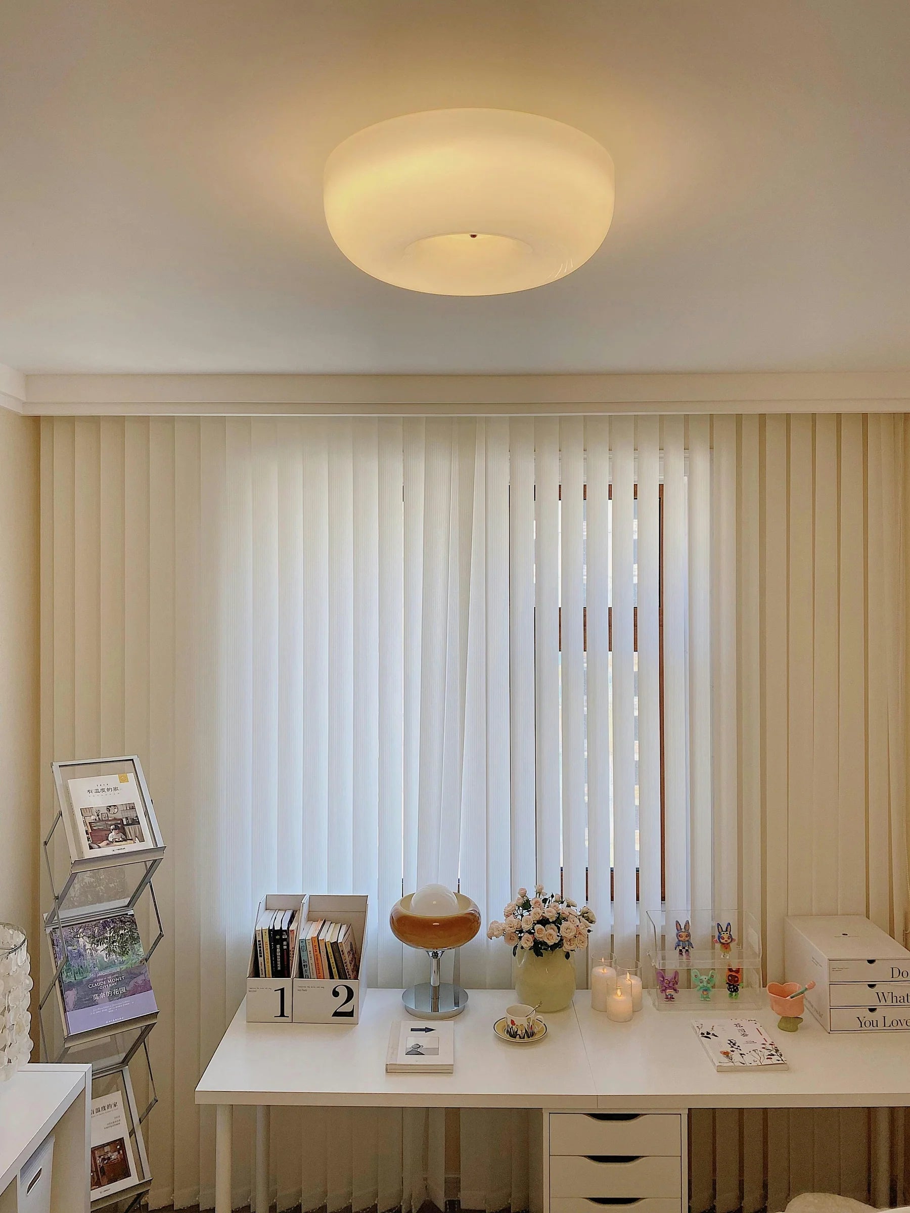 Cream Pudding Ceiling Lamp - Yiarolight