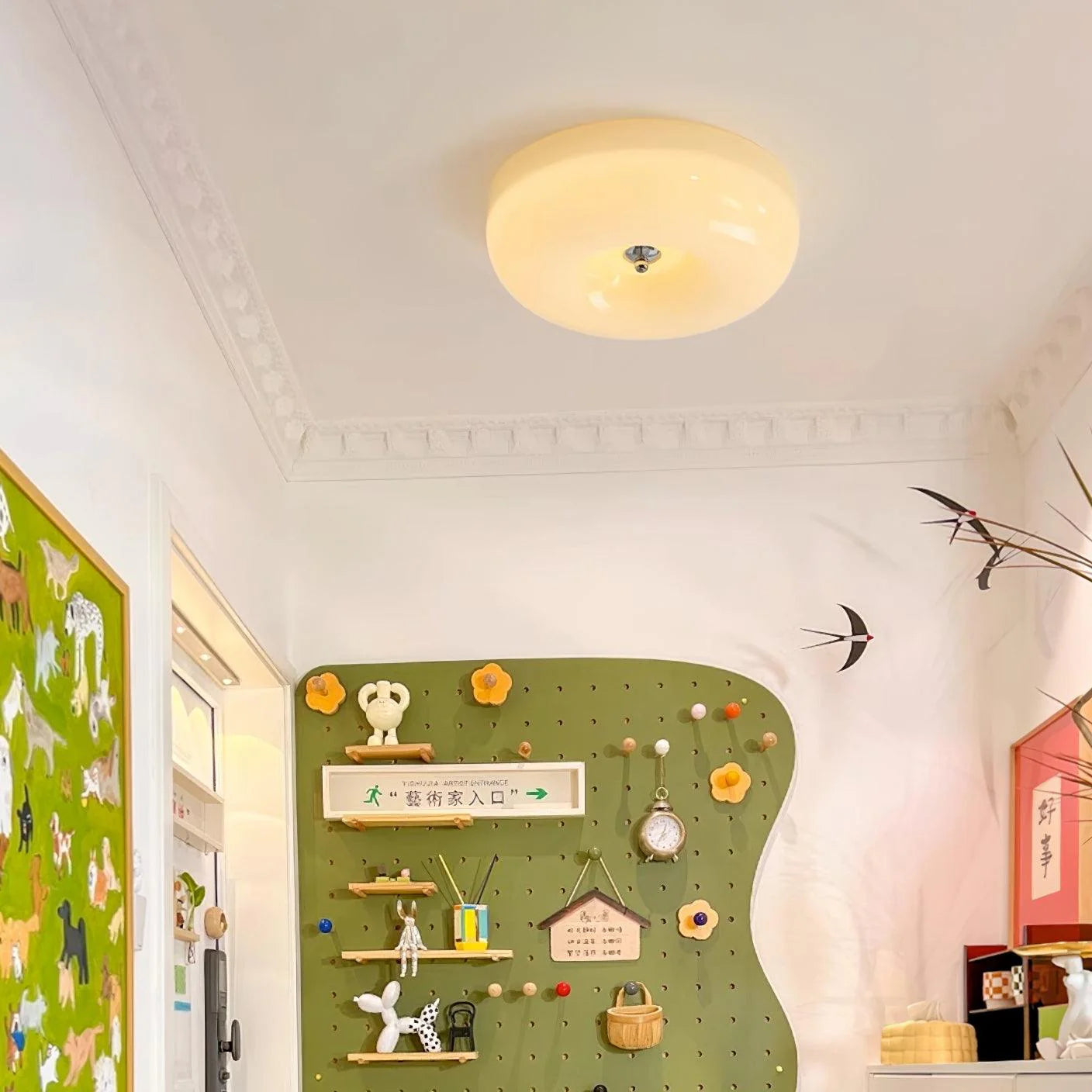 Cream Pudding Ceiling Lamp - Yiarolight