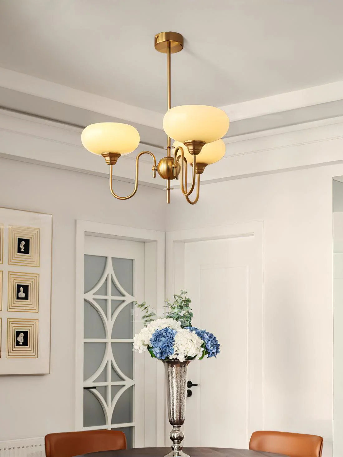 Creamy Persimmon Chandelier - Yiarolight