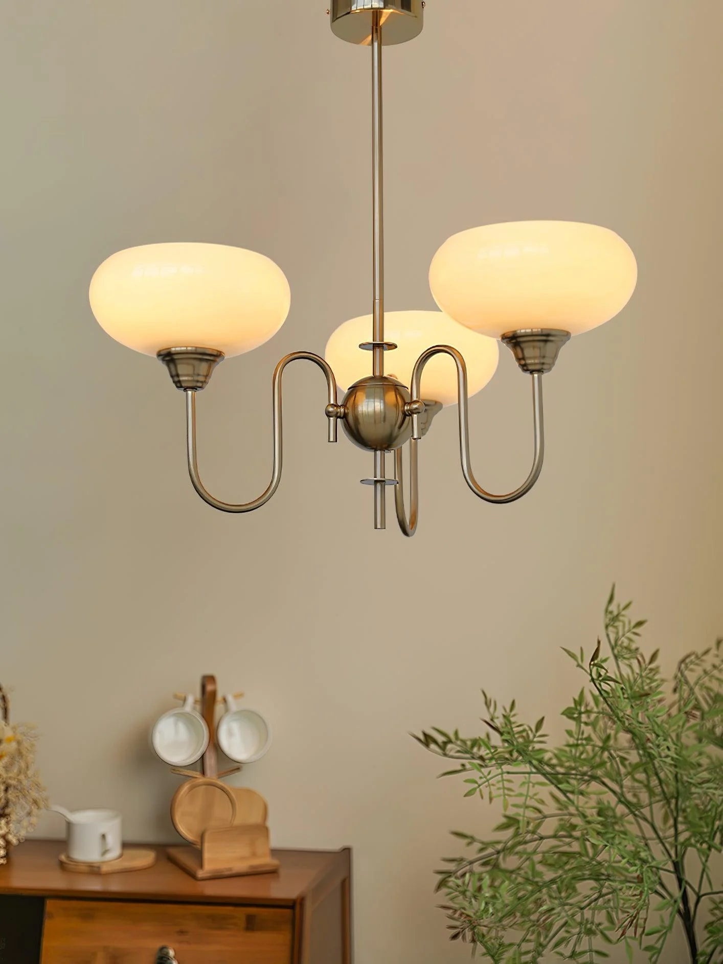 Creamy Persimmon Chandelier - Yiarolight