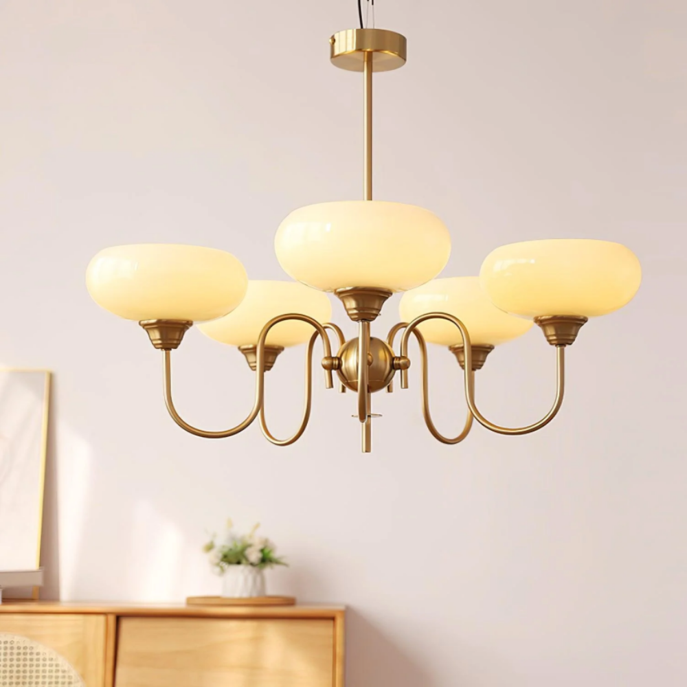 Creamy Persimmon Chandelier - Yiarolight