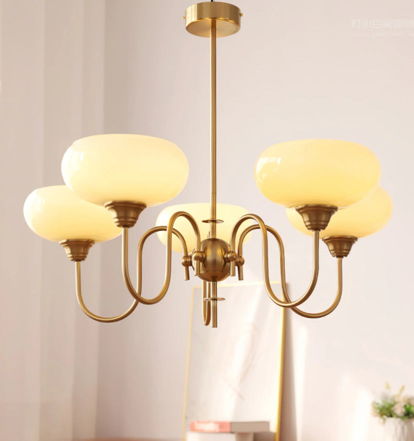 Creamy Persimmon Chandelier - Yiarolight