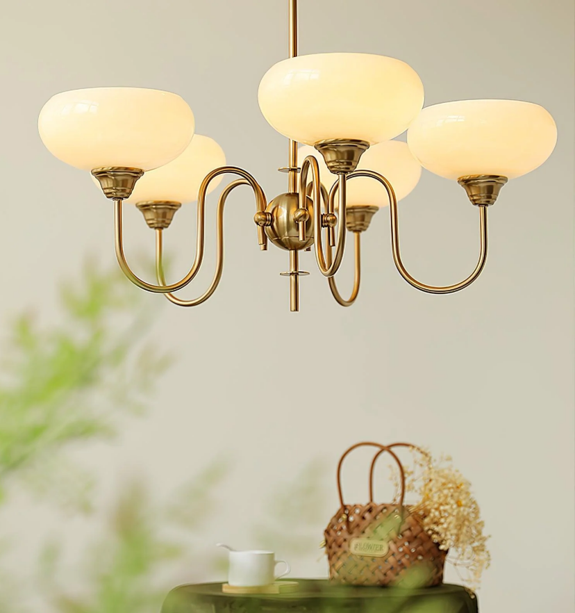 Creamy Persimmon Chandelier - Yiarolight
