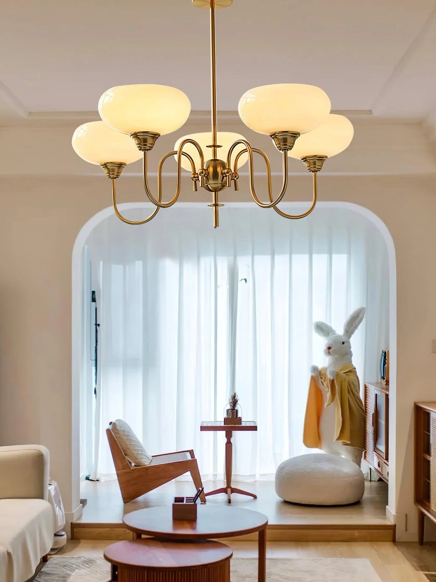 Creamy Persimmon Chandelier - Yiarolight