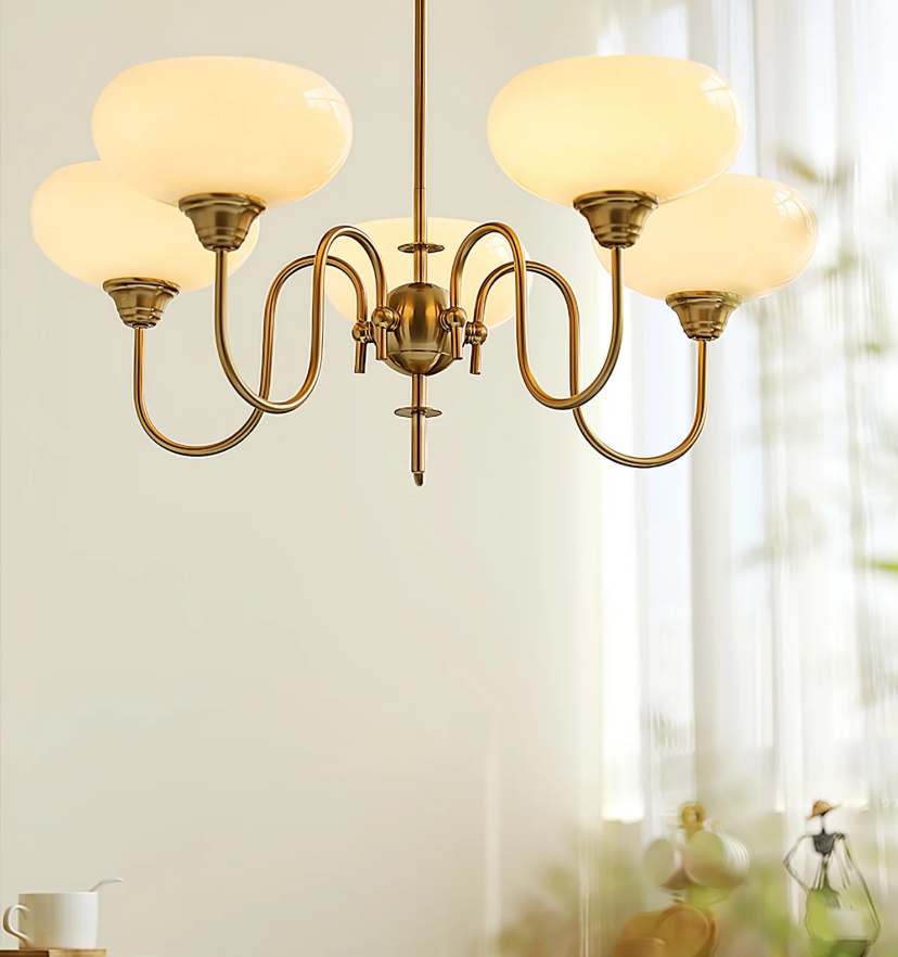 Creamy Persimmon Chandelier - Yiarolight