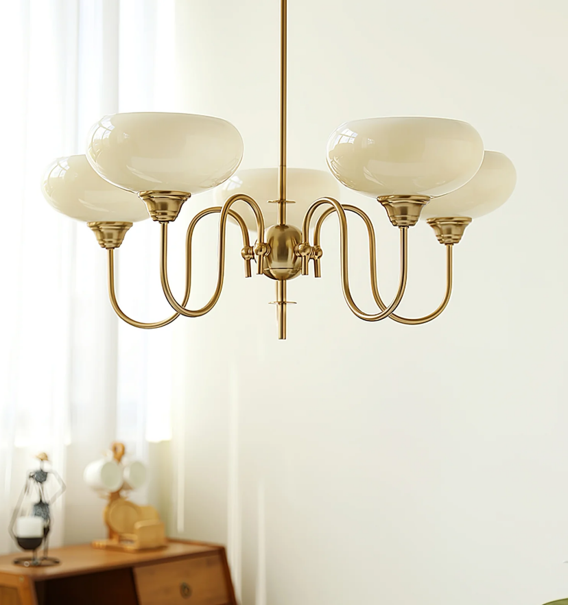 Creamy Persimmon Chandelier - Yiarolight