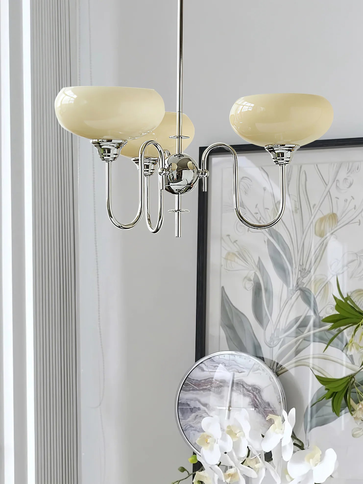 Creamy Persimmon Chandelier - Yiarolight