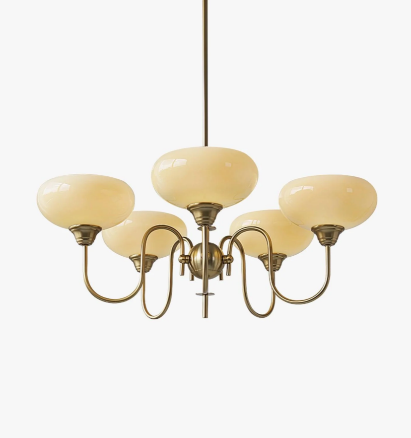 Creamy Persimmon Chandelier - Yiarolight