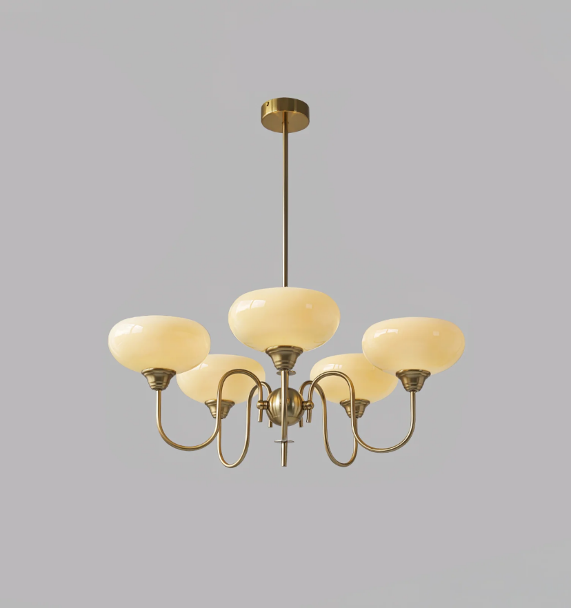Creamy Persimmon Chandelier - Yiarolight