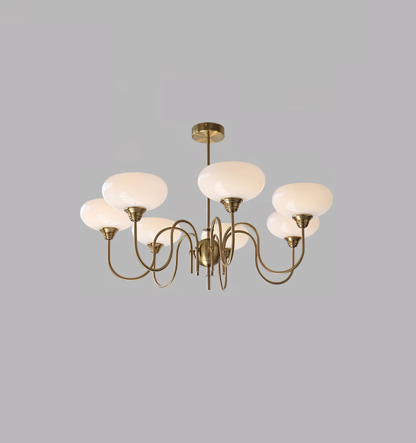 Creamy Persimmon Chandelier - Yiarolight