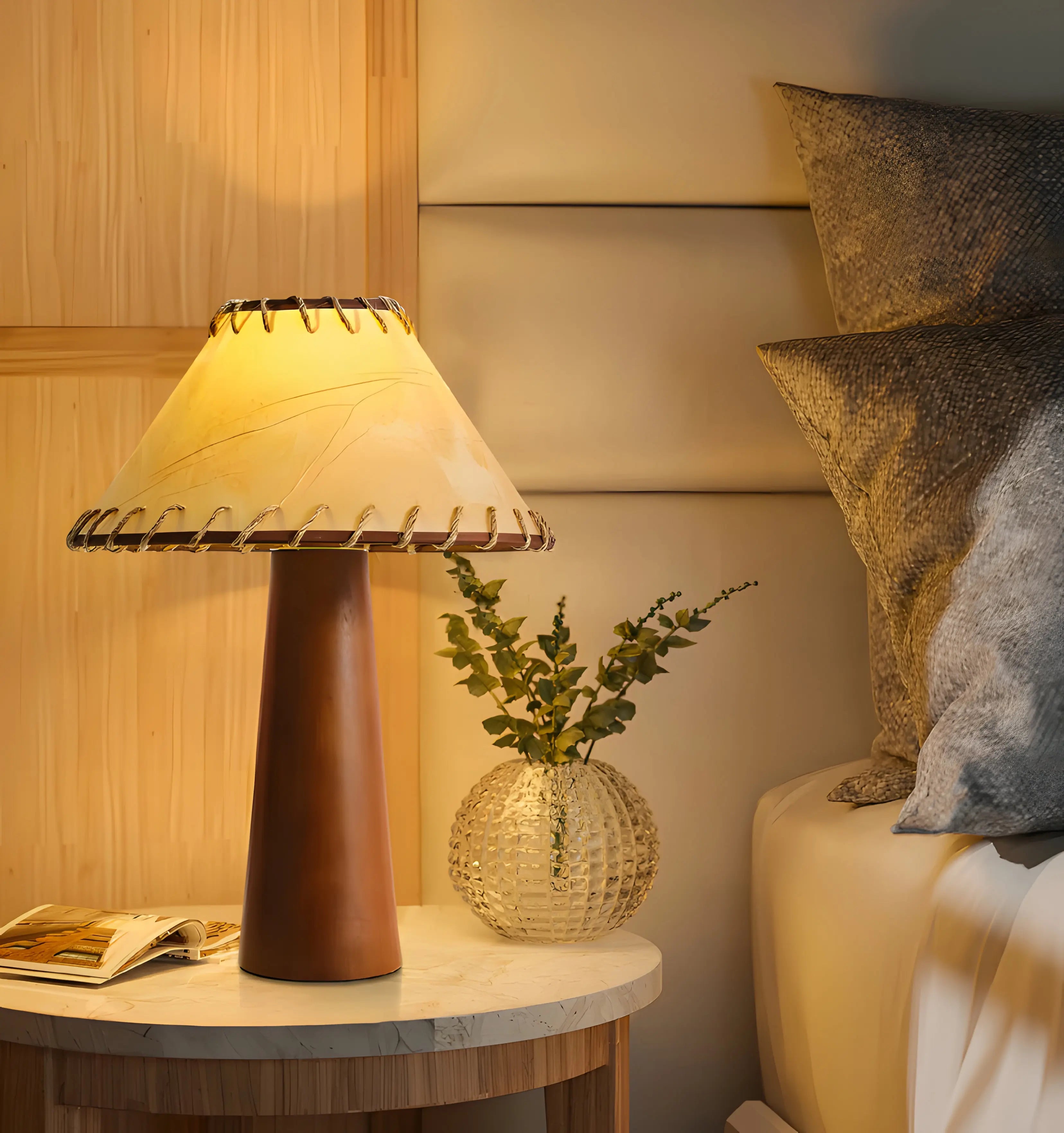 Crestview Paper Column Floor Lamp - Yiarolight