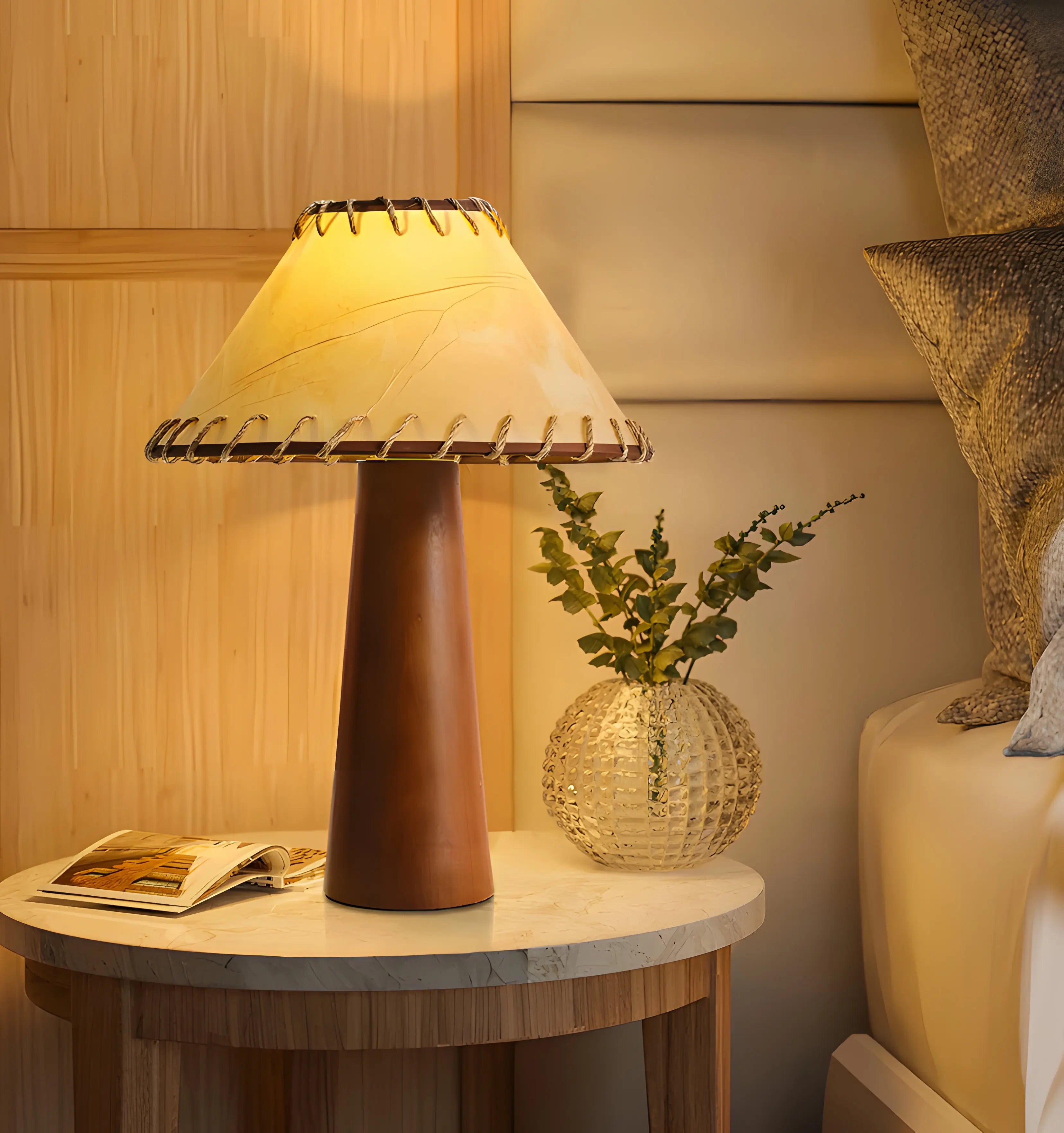 Crestview Paper Column Floor Lamp - Yiarolight