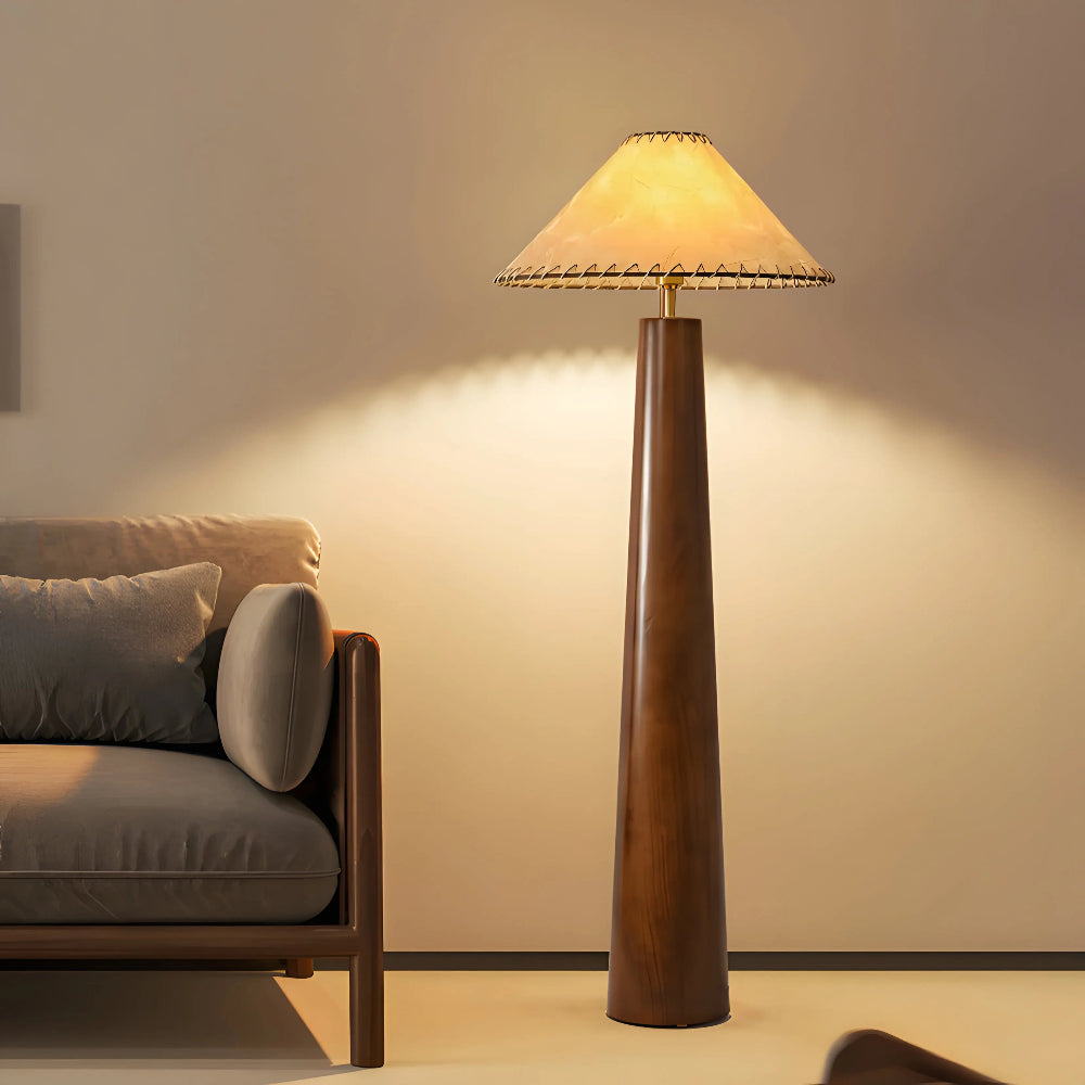 Crestview Paper Column Floor Lamp - Yiarolight