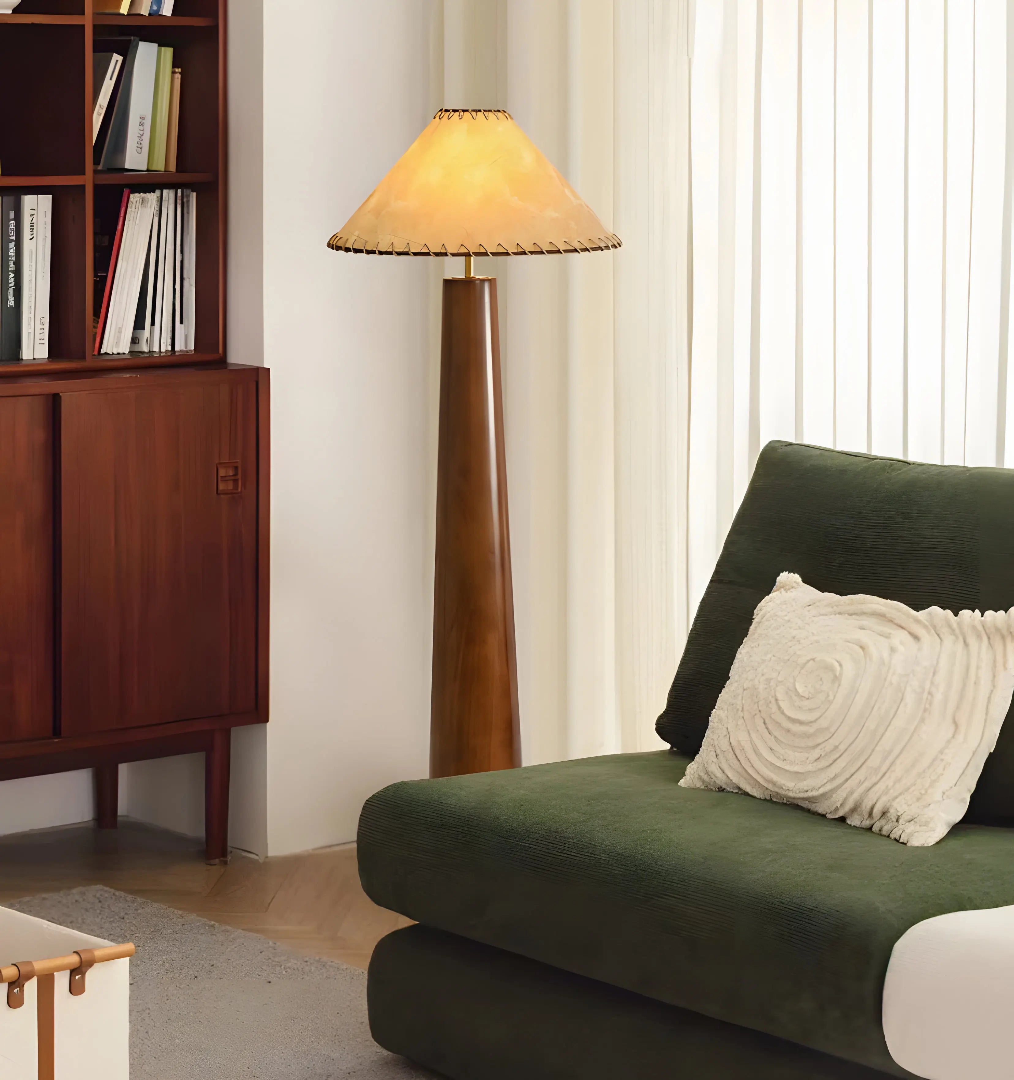 Crestview Paper Column Floor Lamp - Yiarolight