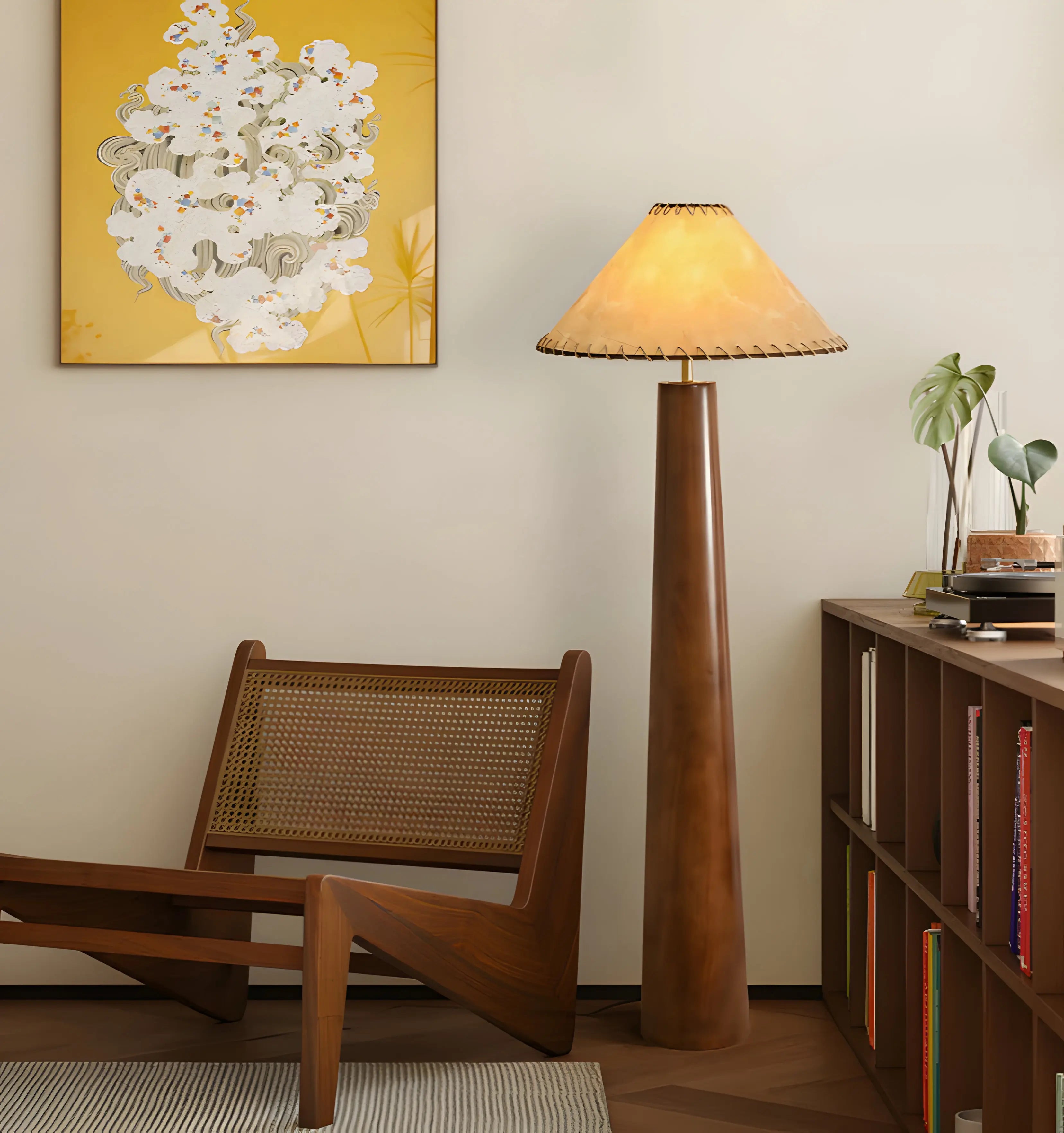 Crestview Paper Column Floor Lamp - Yiarolight