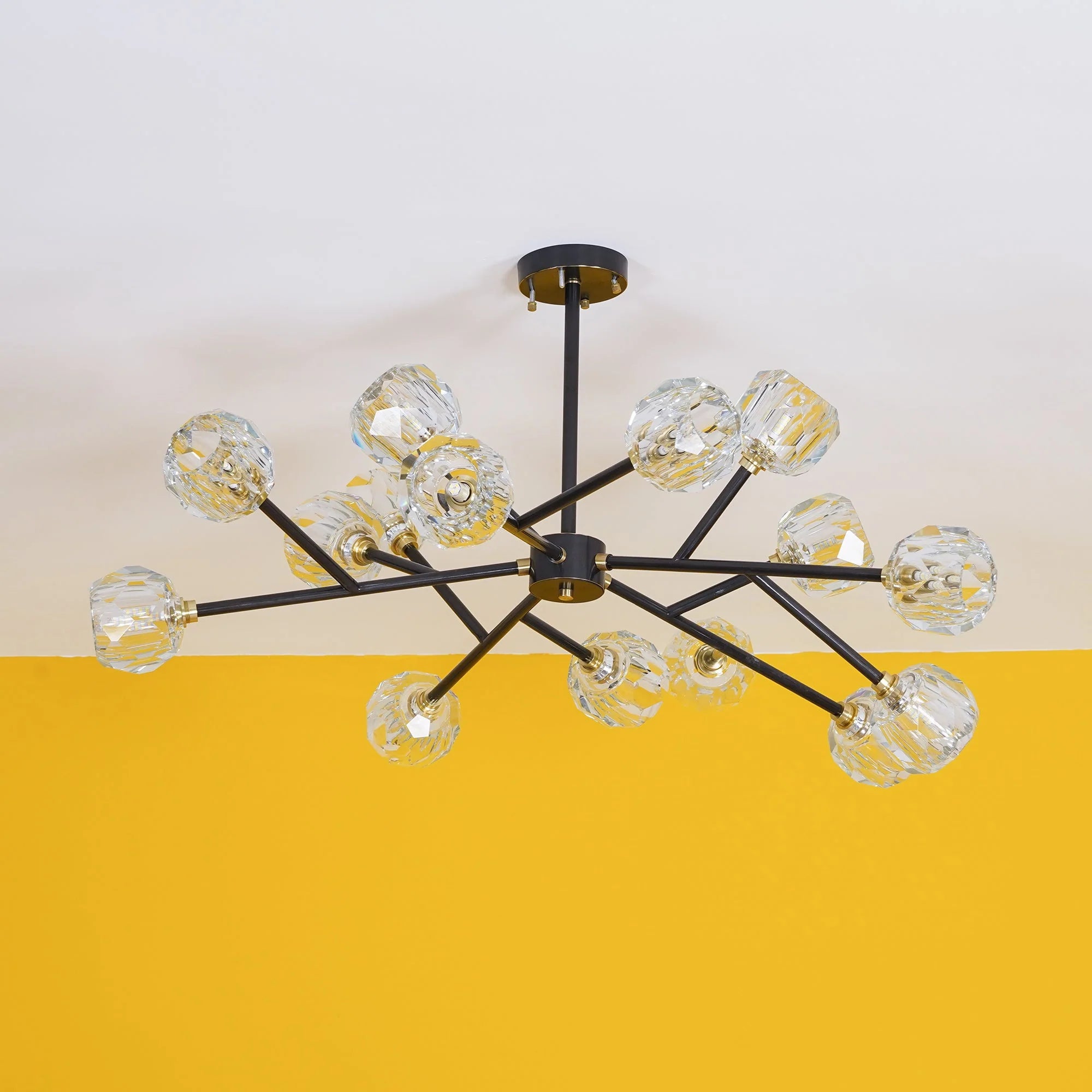 Crystal Ball Round Cluster Chandelier - Yiarolight