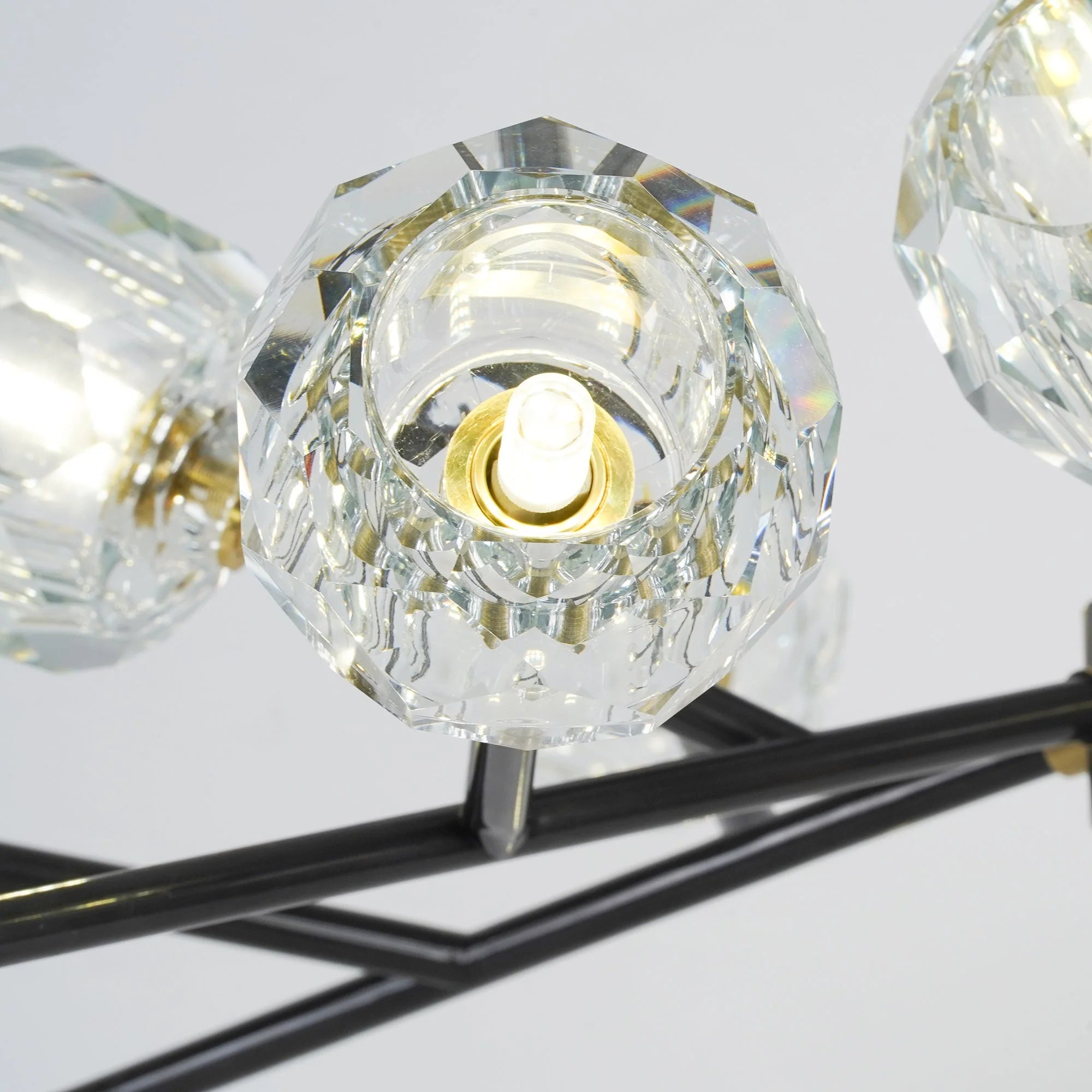 Crystal Ball Round Cluster Chandelier - Yiarolight