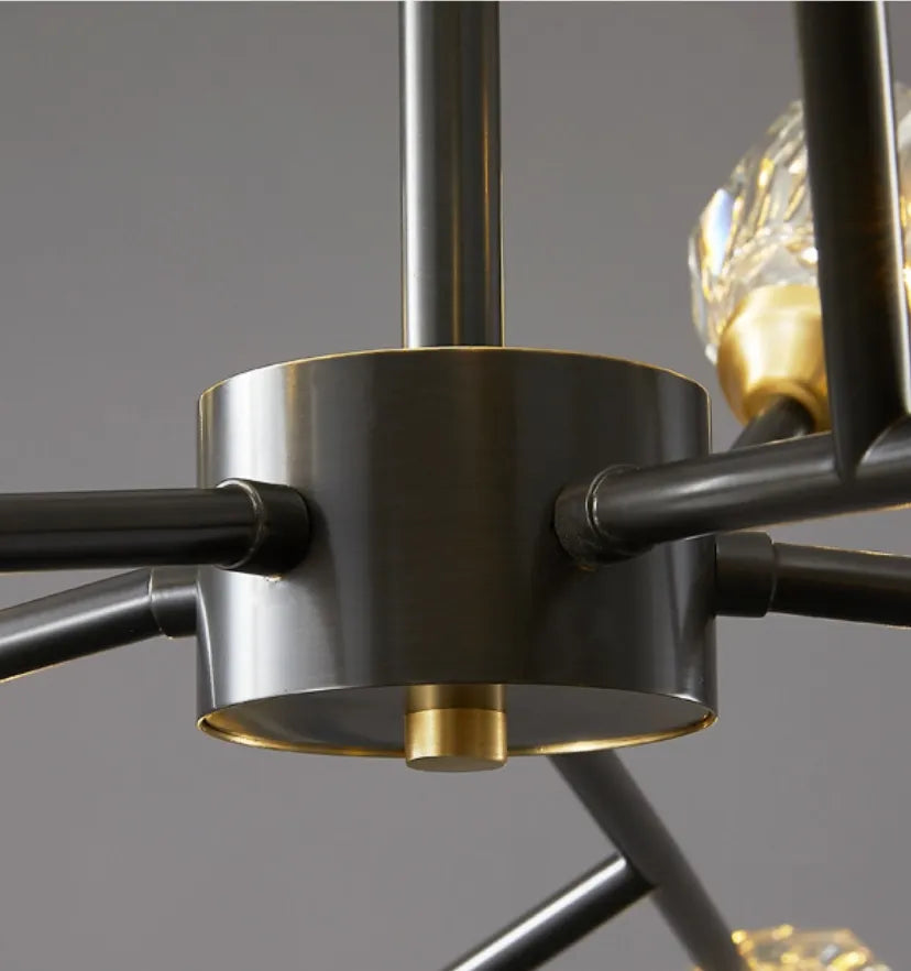 Crystal Ball Round Cluster Chandelier - Yiarolight