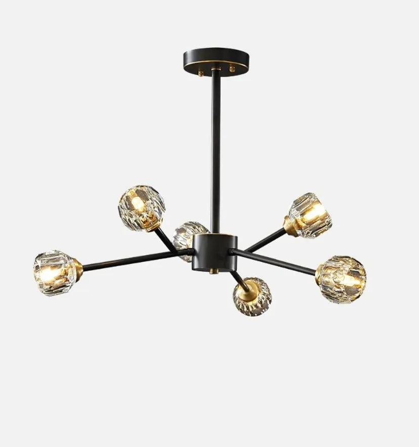 Crystal Ball Round Cluster Chandelier - Yiarolight