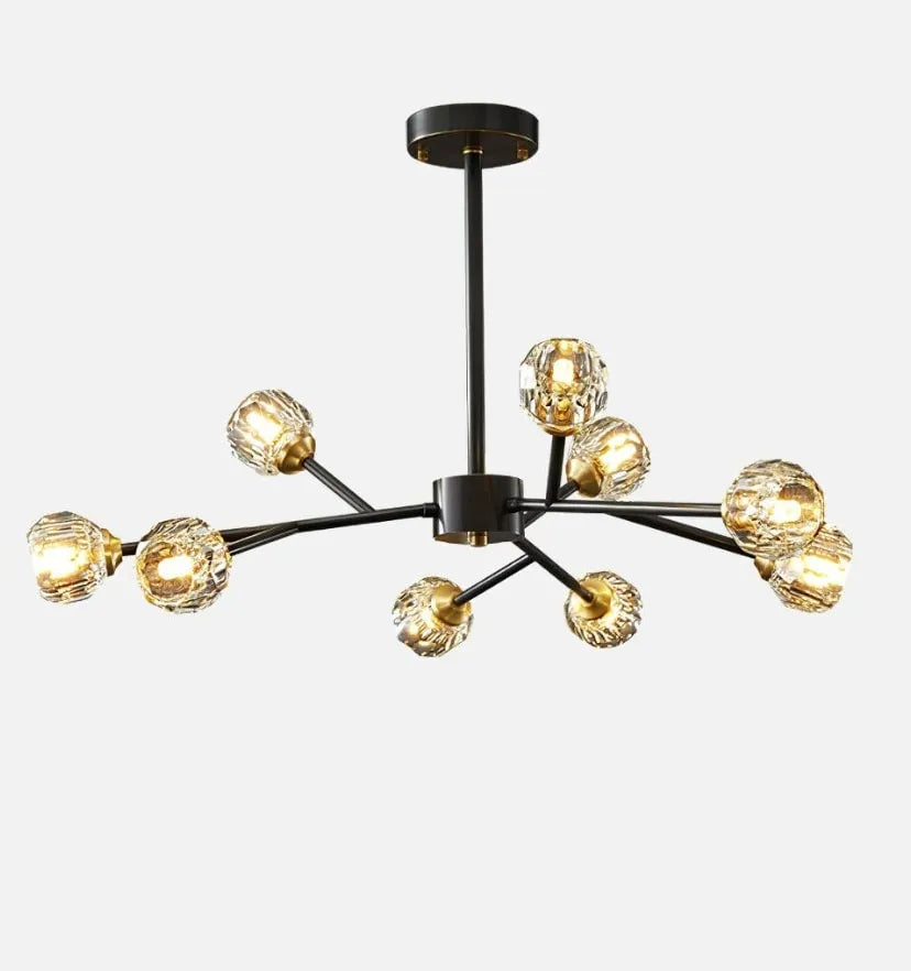 Crystal Ball Round Cluster Chandelier - Yiarolight