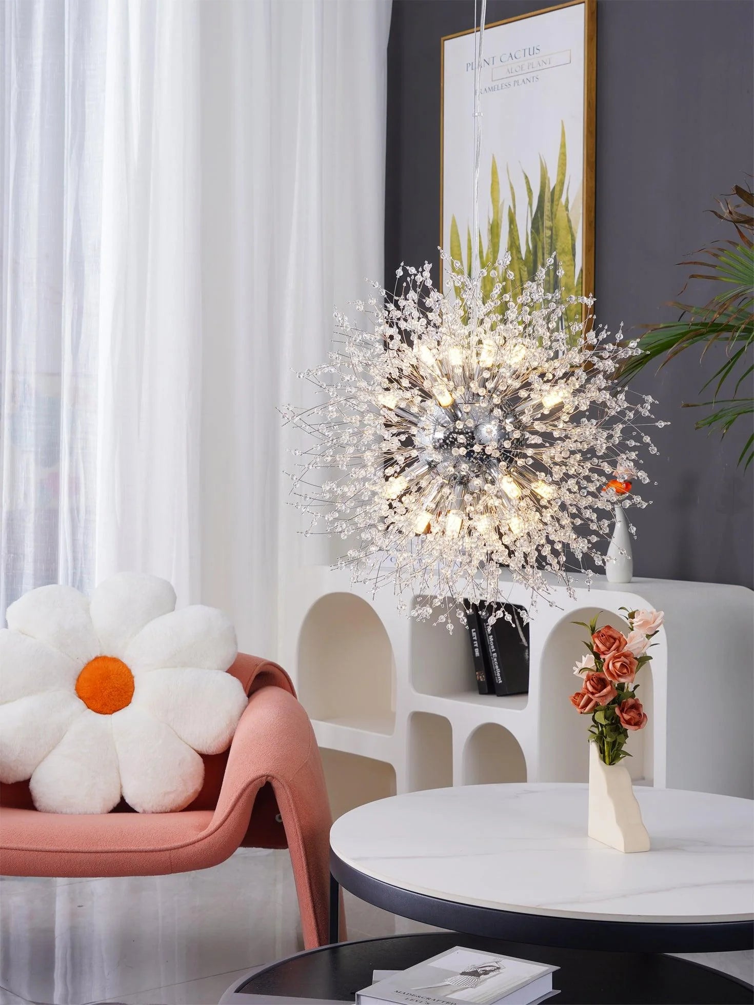 Crystal Dandelion Chandelier - Yiarolight