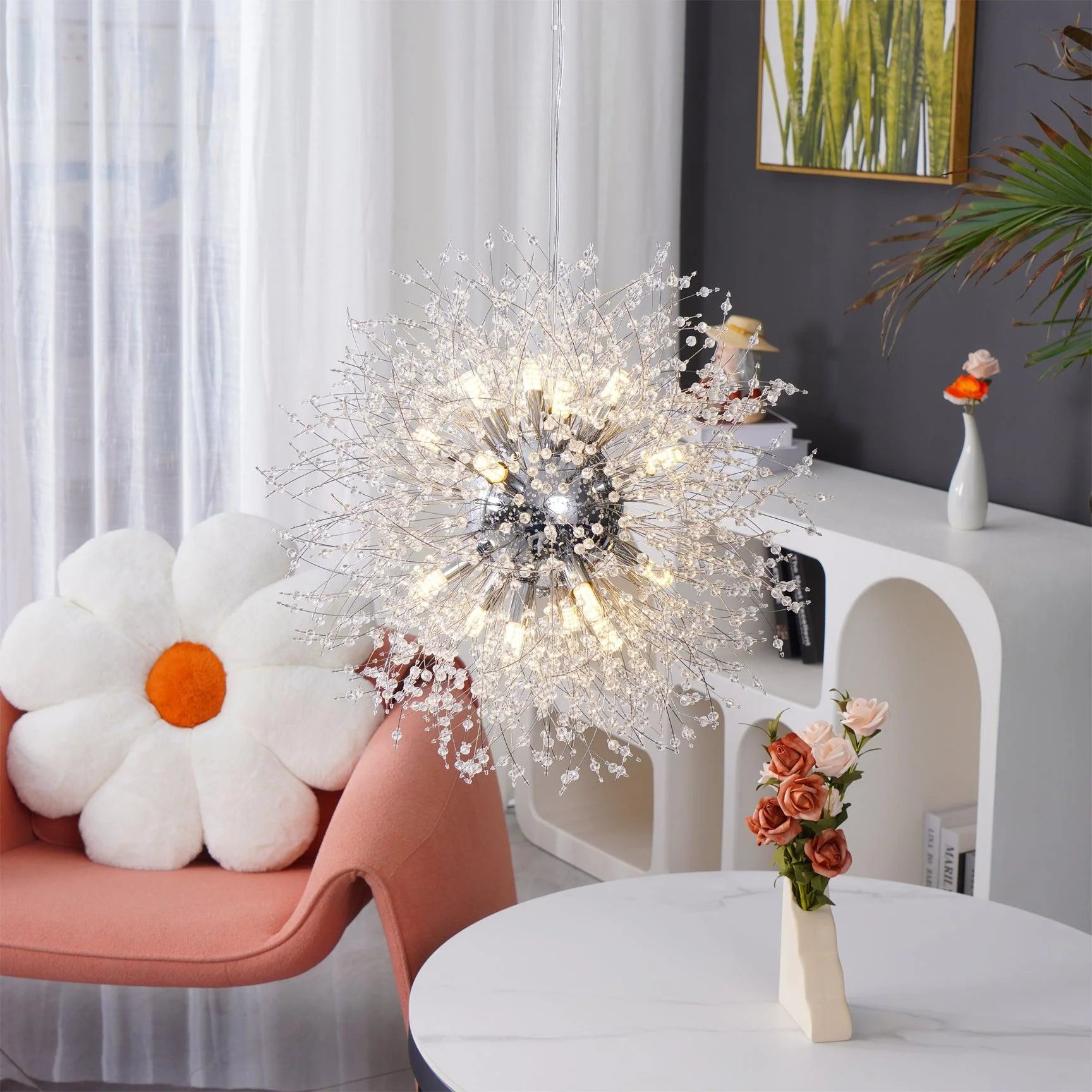 Crystal Dandelion Chandelier - Yiarolight