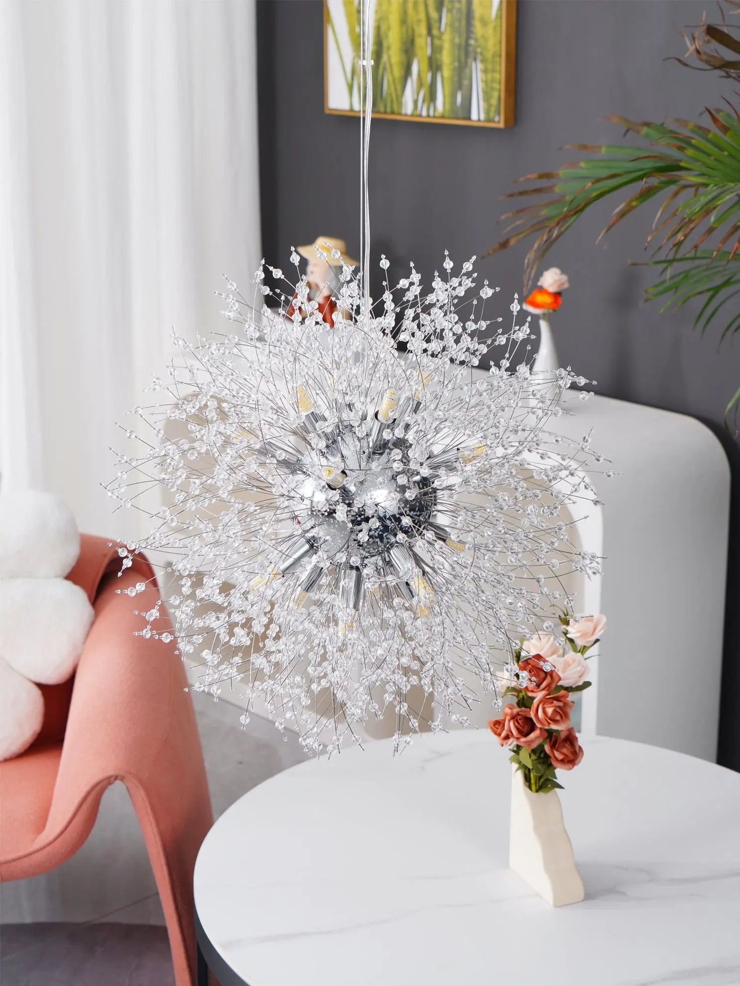 Crystal Dandelion Chandelier - Yiarolight