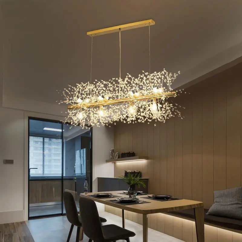 Crystal Dandelion Chandelier - Yiarolight