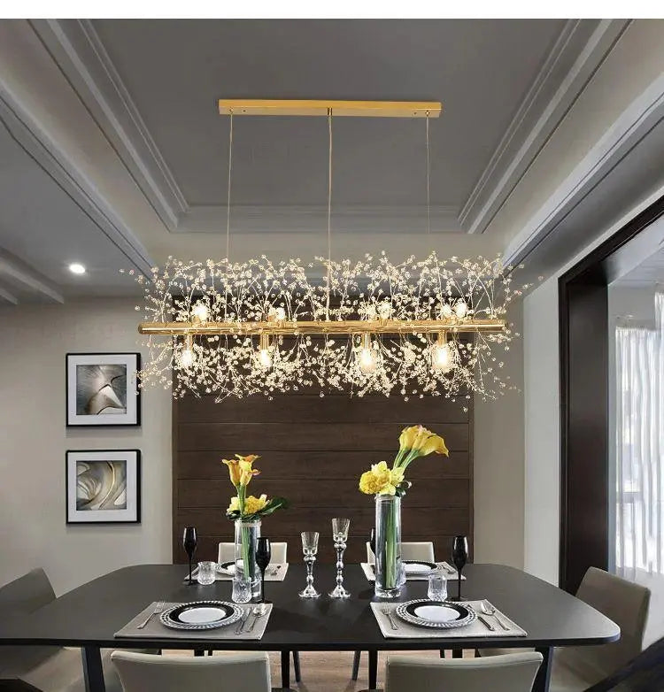 Crystal Dandelion Chandelier - Yiarolight