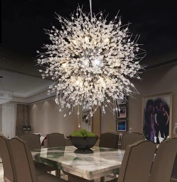 Crystal Dandelion Chandelier - Yiarolight