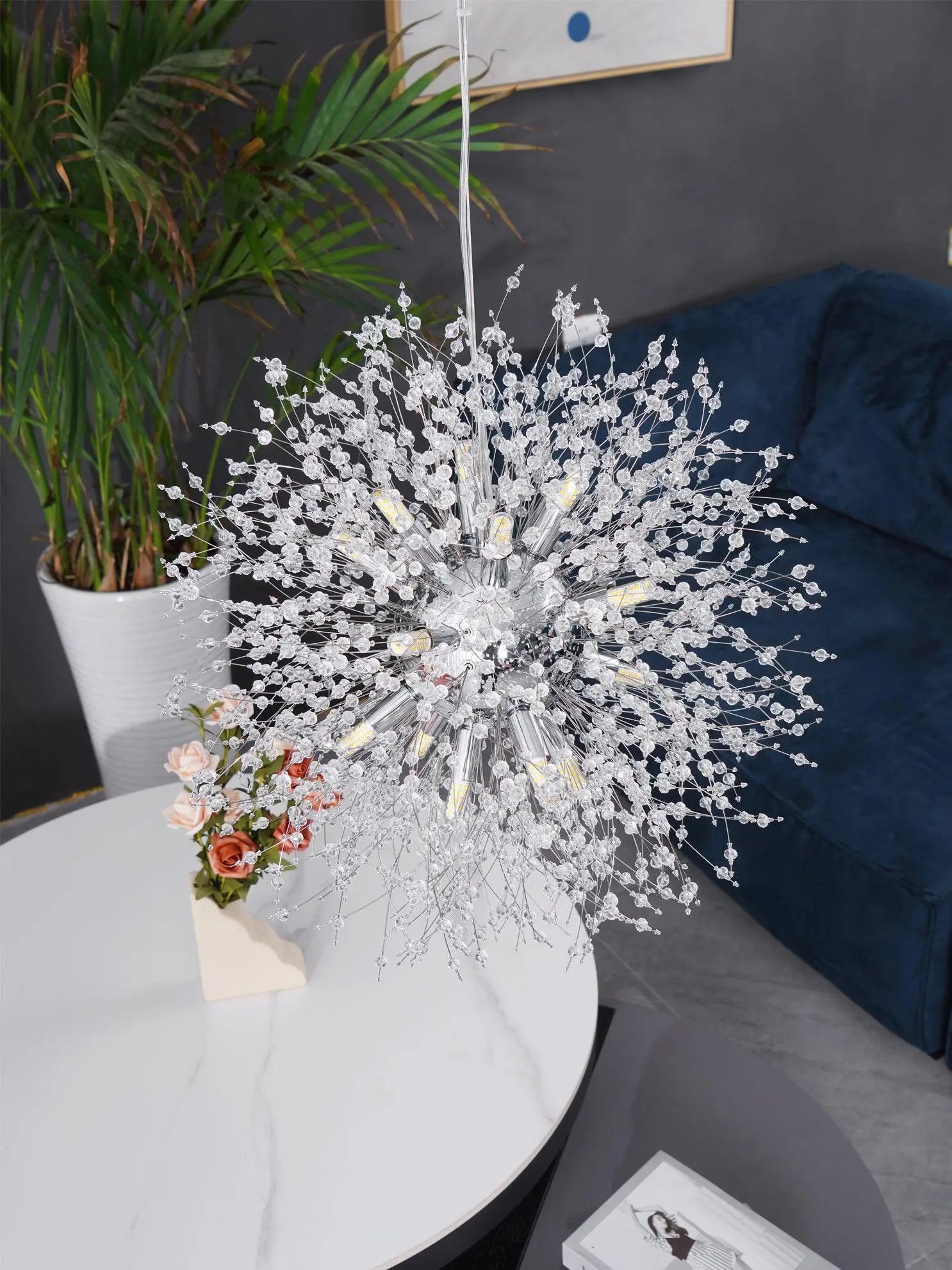 Crystal Dandelion Chandelier - Yiarolight
