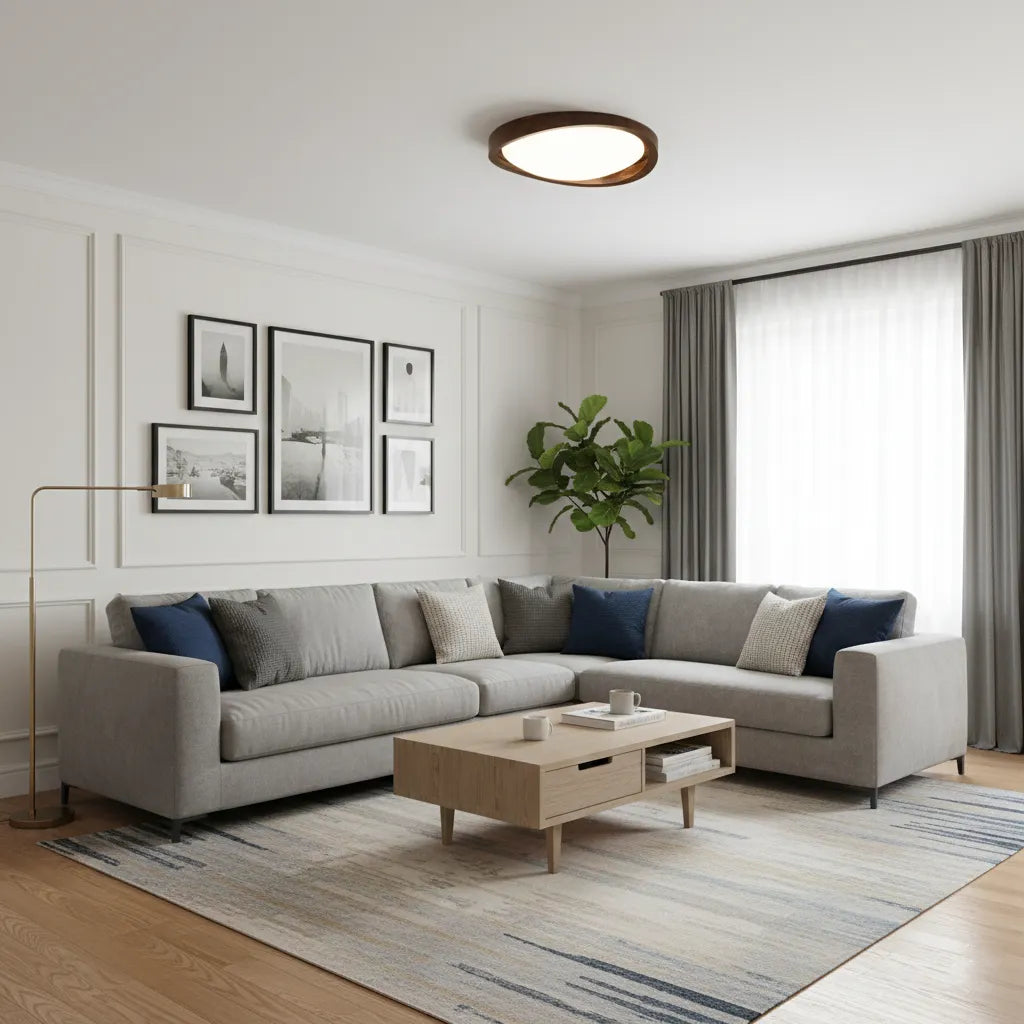 Curved Edge Ceiling Light